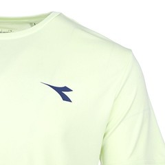 diadora Tennis Crew Neck Short Sleeve Athletic T-Shirt Mens Green Casual Tops 18