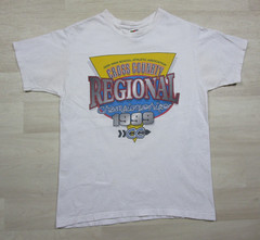 Vintage 90s Ohio High School Athletic Association Cross Country T-Shirt (M) Run