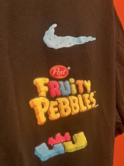 Nike Lebron James Fruity Pebbles Fred Flintstone Shirt M NBA Cartoon Cereal