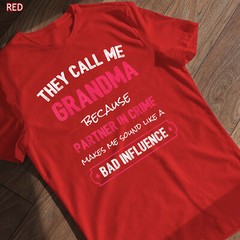 Funny Grandma Shirt – Grandma Partner In Crime T-Shirt Gift for Grandmothers