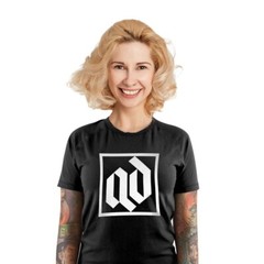 AD Black T-Shirt, Short-Sleeve Crewneck, Unisex Size M (1 Pack)