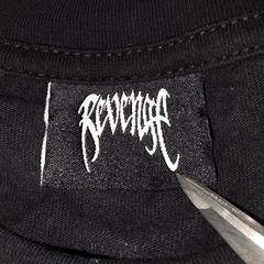 Revenge Black Spider Logo T-Shirt Large