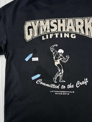 Gymshark Ironworks Oversized Shirt Mens LIFTING Black Small 18” X 25”