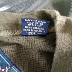 FRYDAY Club Shirt Mens XL Olive Drab Green Thermal Tab Accents Long Sleeve