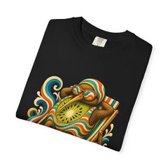 Psychedelic Deck Chair Kiwi Swimmer T-Shirt Graphic