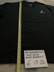 NWT Nike Air Jordan Jumpman EMB T-Shirt Black & White Men’s Size XL FREE SHIP!!