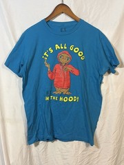 ET It’s All Good In The Hood T-shirt Blue Size Large