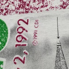 Vintage 1992 Screen Stars T-Shirt Mens Medium Kentucky Derby 118 All Over Print