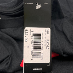 Adidas The Go-To Tee Black Cities, State or Plain 3 Striped Logo T-Shirt Men