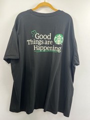Starbucks Employee Uniform Shirt 3XL Black Organic Cotton Work Partner Tee