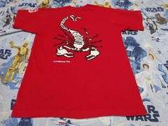 Vintage Scorpion Bay T-Shirt Mens 80s Skate Surf Beach USA Made Puff Print