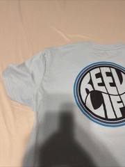 Reel Life Men’s Large T-Shirt Powder Blue Lightweight Graphic Fishing Tee