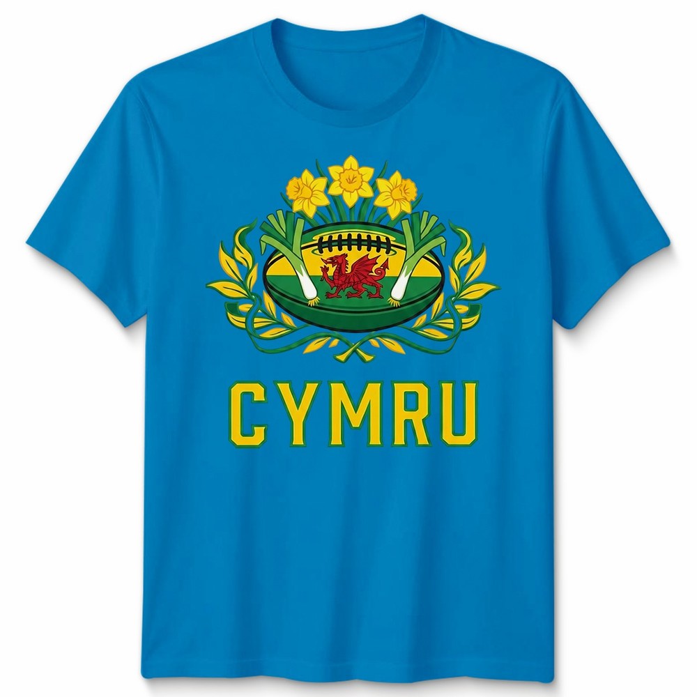 Wales Mens Womens Welsh Rugby Supporter Shirt St Davids Day Cymru National Theme