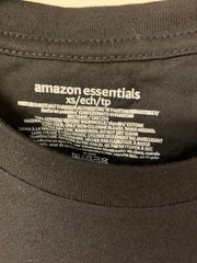 Amazon Essentials Men’s 6-Pack Crewneck Undershirt, Black, X-Small