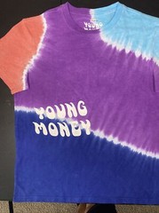 Young Money x American Eagle Shirt Men Sz S Graphic Tie Dye Tee Shirt AE NWOT