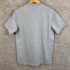 Nike Mens Small Henley Shirt Short Sleeve Grey Heather HQ5974-063 NEW