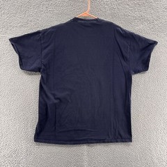 VINTAGE Champion T Shirt Men Extra Large Blue Spellout Logo Sport Casual Y2K