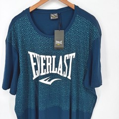 Everlast Mens 4XL Y2K T Shirt Blue Graphic Print Short Sleeve Boxing MMA