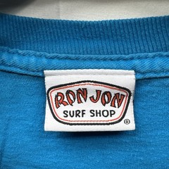 Size LARGE Men’s Ron Jon Surf Shop Las Vegas Teal Blue Graphics Surfboards