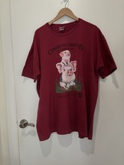 COMMON GROUND FAIR T SHIRT FARMING MAINE 2XL CUTE PIGS ORGANIC COTTON USA