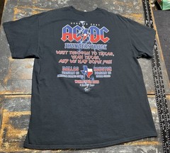 AC/DC Thunderstruck World Tour 2016 Texas Shirt Men Size XL