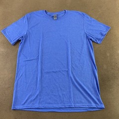 Gildan Men’s Size Large Softstyle Blue Short Sleeve T-Shirt New