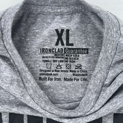 VTG Animal Pak “Built Not Born” Men’s Y2K Gray XL Soft T-Shirt Tee Bodybuilding