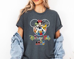 Mickey and Friends Disney Trip 2025 Family Matching Shirt, Mickey and Minnie Ear