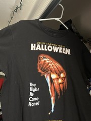 Halloween John Carpenter Halloween Movie Graphic Tee Black Crew Neck XL