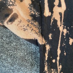 Vintage T-Shirt Skeleton Mens Medium Skull Sneakerhead Bleached Tie-Dye Grunge