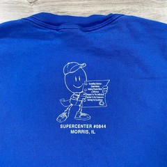 Vintage Walmart Shirt Size XL Smiley Face Promo Morris Gail Lewis Employee 90s