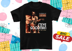 Steve Goodman Sticks & Stones Black Unisex Cotton Adult Tee Shirt MC150