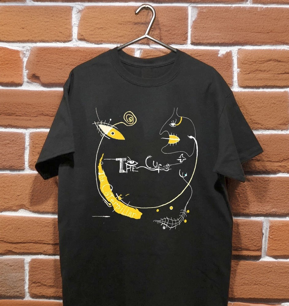 The Cure T Shirt, Rock Band Music, Unisex Black Cotton T-Shirt