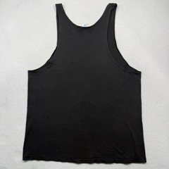 Vintage 1990 Art Deco Weekend Colorful Art Tee Black Tank Top Size Large L 90s