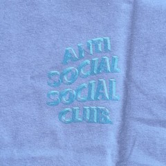 Size M – Anti Social Social Club Deeper Than Usual Tee Aquatic Blue