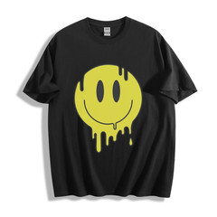 Melting Smiley Face T-Shirt – Bold Psychedelic Design Unisex Tee