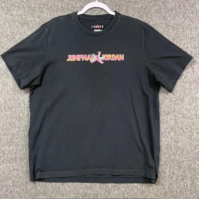 Jordan Shirt Mens XL Black Jumpman Retro Streetwear DD5286-010 Miami Vice Tee