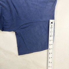 Vintage Two Tone Double Face T-Shirt Size XL Blue Yellow