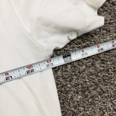 Nobull Shirt Mens XL White Casual Crewneck Tri Blend Polyester Tencel Stretch