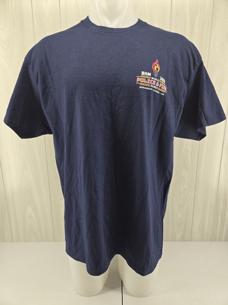 Police & Fire Games 2025 Birmingham AL Blood Donor T Shirt XL