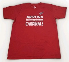 Nike Arizona Cardinals Men’s Red Football T Shirt Size L Preloved