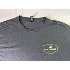 District Perfect Tri Tee Dockside Est 2025 Black T-Shirt Men XL Preppy Y2K Retro