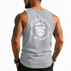 Not My Circus Not My Monkeys Unisex (On Back) Tank Top
