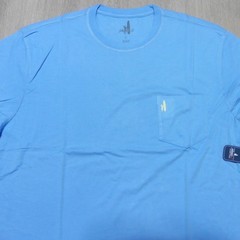 JOHNNIE O Mens S M L XL 2XL T SHIRT MALIBLU PALM PARADISE GOLF BLUE GOLF TEE