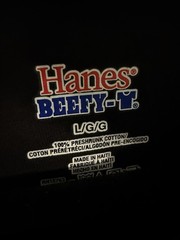 Hanes Beefy-T Men’s L Black Miami Jazz Festival T-Shirt 2017
