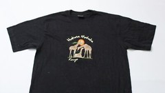 Airborn Unisex Hakuna Matata Kenya Embroidered S/S T-Shirt LB3 Black Large