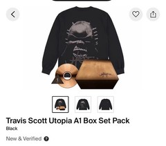 Travis Scott Utopia A1 Box Set Pack Xl Still Sealed