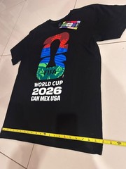 FIFA World Cup 2026 Can Mex USA Black T-Shirt Large NWT Official FIFA Tee