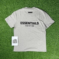 Fear of God Essentials T-Shirt SS22 Dark Oatmeal Gray – 100% Authentic (XS-XL)