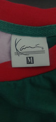 Vintage Style Karl Kani Men’s Colorblock Embroidered Logo T-Shirt Size M Cotton